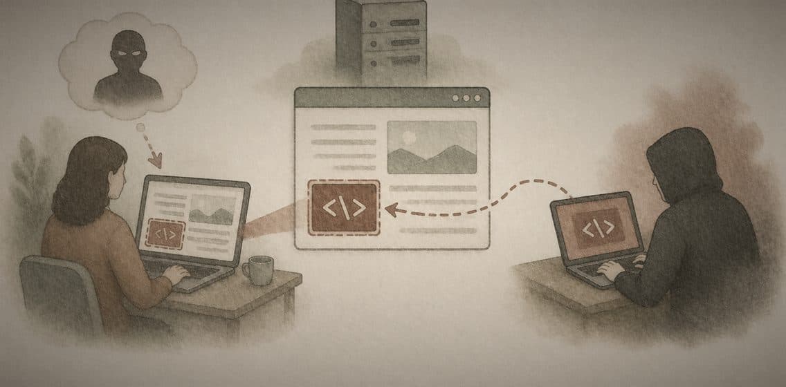 Inline editorial illustration evoking Design System: a shared vocabulary of components, tokens, and rules.