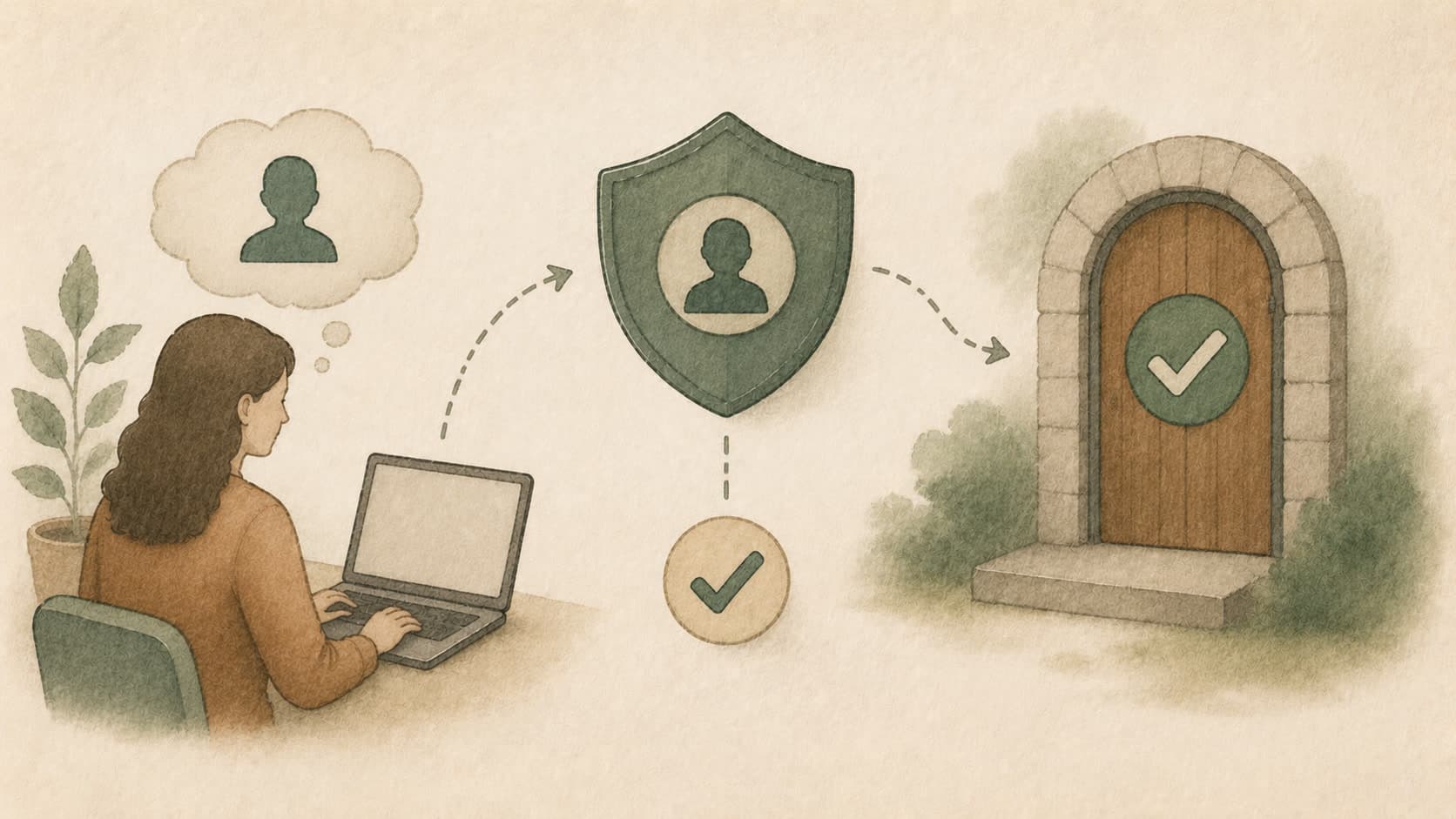 Editorial illustration representing XSS: Injecting malicious script into someone else's page.