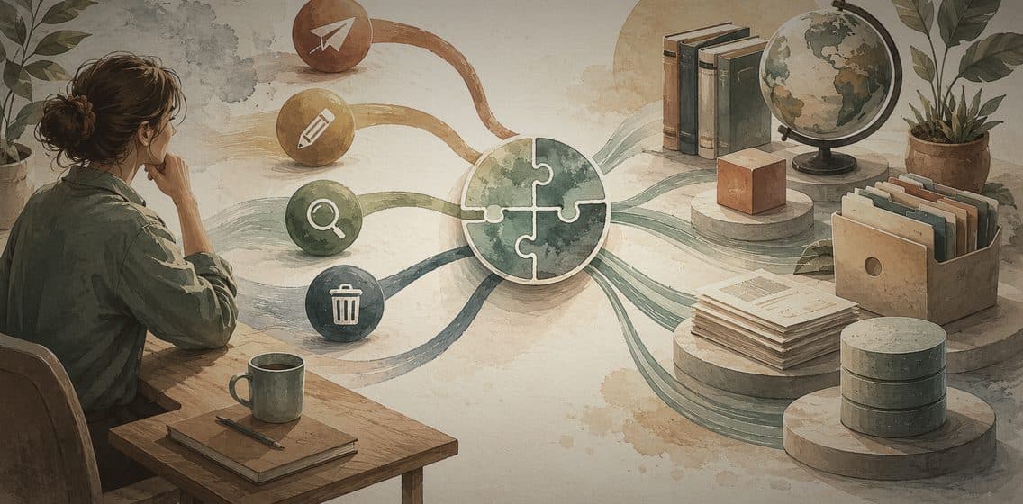 Inline editorial illustration evoking REST: a discipline of http — resources, verbs, and nouns.